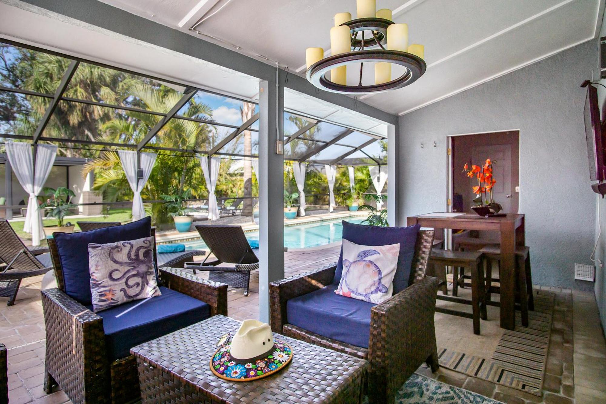 Luxury Zen Den With Heated Pool Just Off Siesta Key Apartman Sarasota megye Kültér fotó
